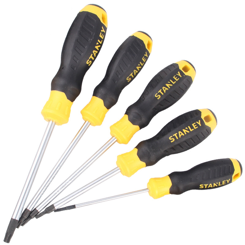 STANLEY B series rubber-handled flower-shaped screwdrivers, flower-shaped screwdrivers, plum blossom type, hexagonal star type Item Picture
