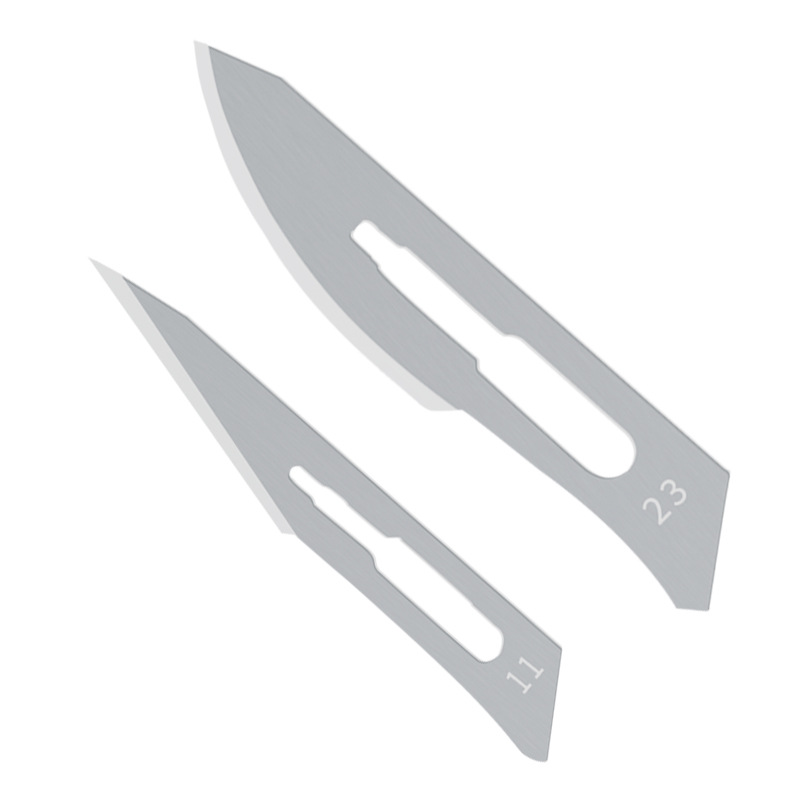 Youdaoplaceholder0 Jiabo surgical blades made of carbon steel, No. 11 surgical blade, No. 23 surgical blade, high-precision thick surgical handle Item Picture