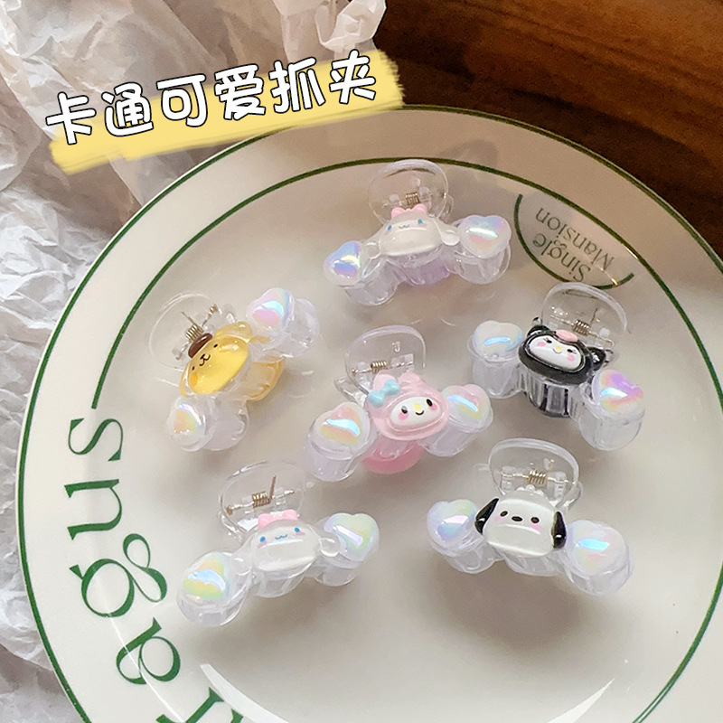The cute and sweet Kuromi cartoon bangs with a high ponytail are a must-have for the cute and sweet Japanese style and girlish cuteness full figure