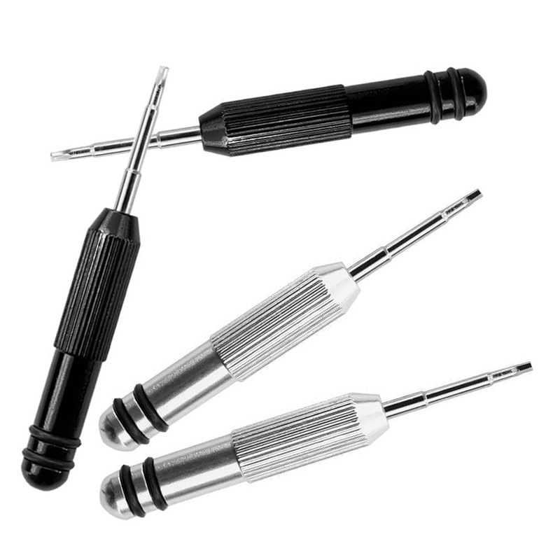 H1.5 hex socket screwdriver, short shank screwdriver 1.5*25mm, detachable screwdriver, toy repair screwdriver, silver-black Item Picture