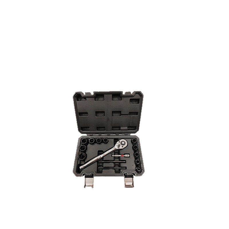 The 15pcs set of damaged nut and bolt remover is a convenient and professional tool for removing broken nuts Item Picture