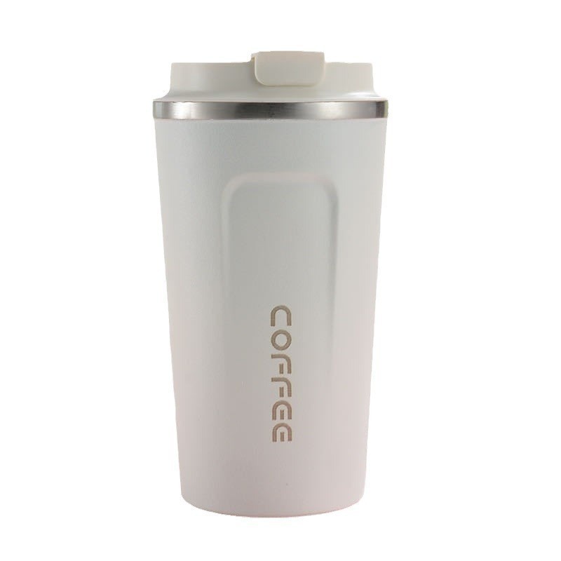 Cross-border intelligent temperature measurement stainless steel coffee cup, double-layer vacuum insulated cup, simple office mug, car water cup Specification drawing