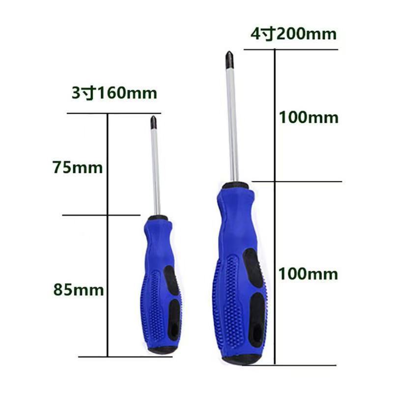 The manufacturer supplies cross-head screwdriver tool sets for repair, strong magnetic screwdrivers, massage handles and rubber-coated screwdrivers Specification drawing