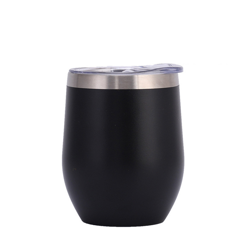 12oz eggshell cup factory direct supply, egg U-shaped cup, 304 stainless steel insulated cup, red wine glass, large-bellied cup wholesale Application Scenario