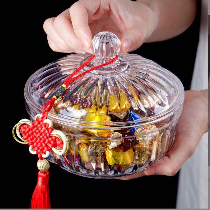 Candy platter wedding, light luxury and high-end feel, New Year creative nut snacks, children's front desk, European-style dried fruit box Specification drawing