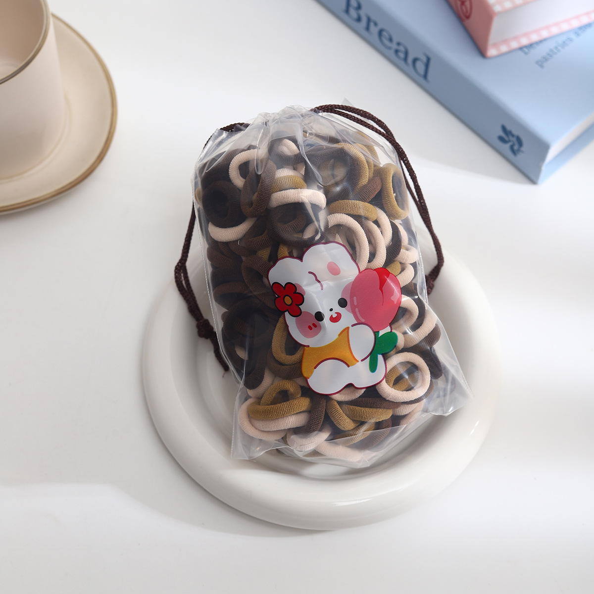 Cute, high appearance level, no hair damage, hair tie, children's hair band, wool, rubber band, baby hair tie, towel band, hair accessory Application Scenario