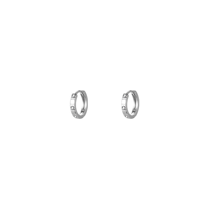 Korean Super Flash Zircon ear rings, ear buckles, women's high-end, niche design, elegant ear studs, internet-famous best-selling earrings wholesale Item Picture