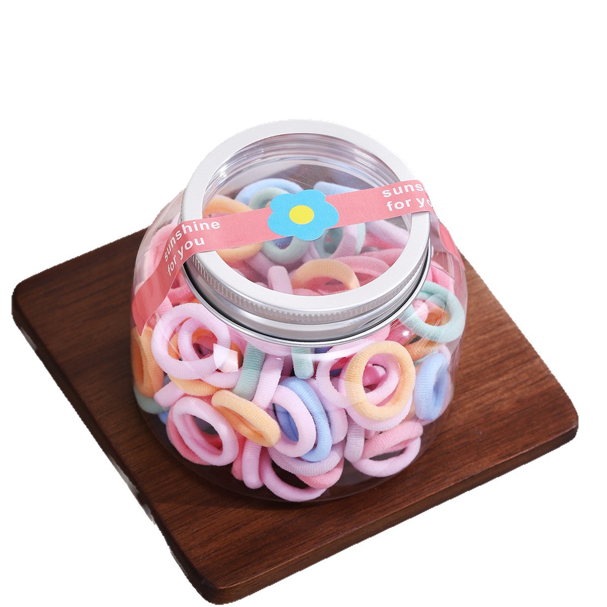 Children's hair bands do not damage hair. Baby towel bands. Cute girls. Candy-colored thumb rubber bands. Hair ties. Headwear Item Picture