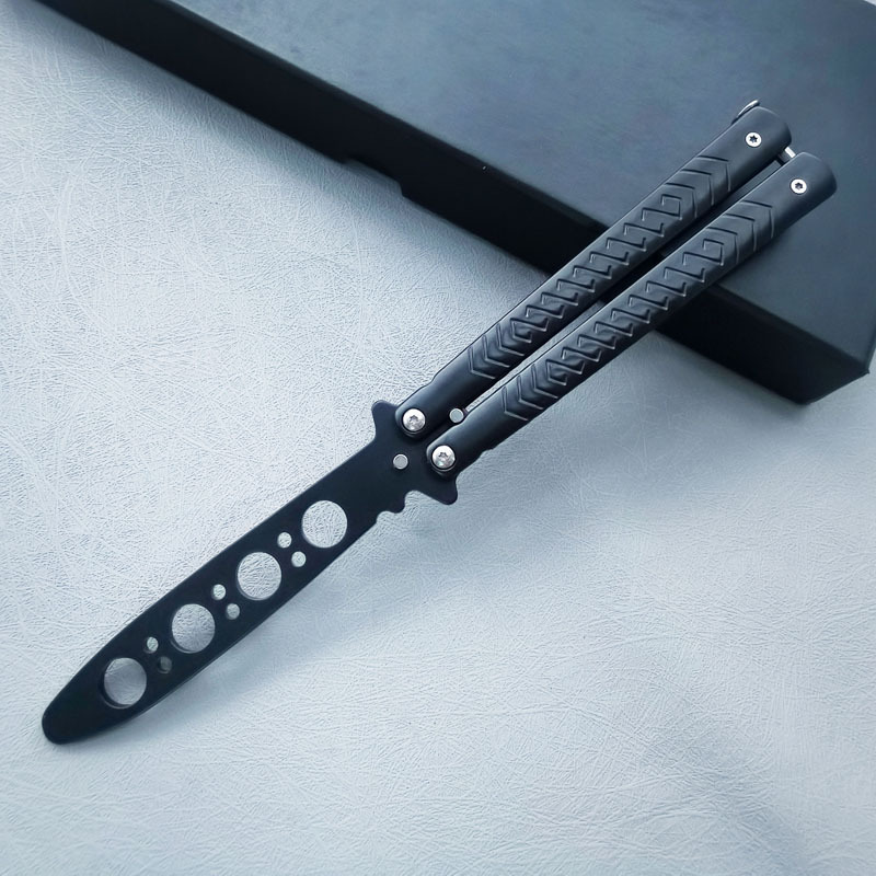 Beginner Butterfly Blade CSGO unedged fancy practice Folding Blade game Toy Blade Cool Performance Butterfly Blade undefined