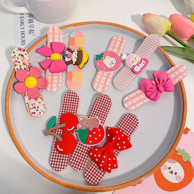 Summer children's Velcro hair clippers, baby bangs hair clippers, hair clips, Princess's back of the head hair clipping magic headwear Specification drawing
