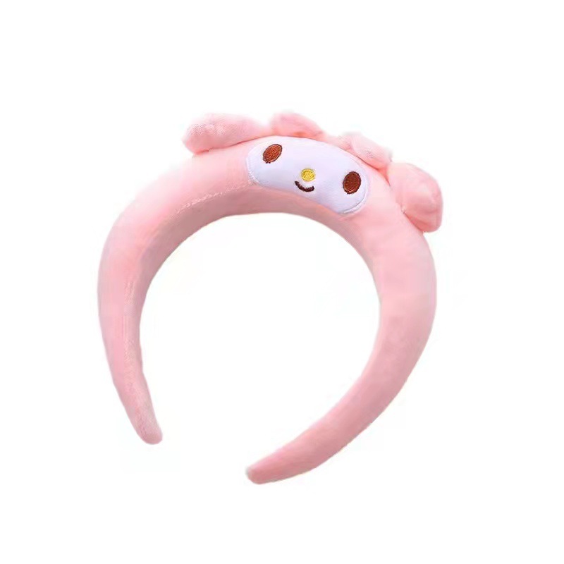 Super cute cinnamon dog Kuromi hair band, adorable face wash makeup hair band, hair clip, Internet celebrity photo cartoon headband, hair accessory Item Picture