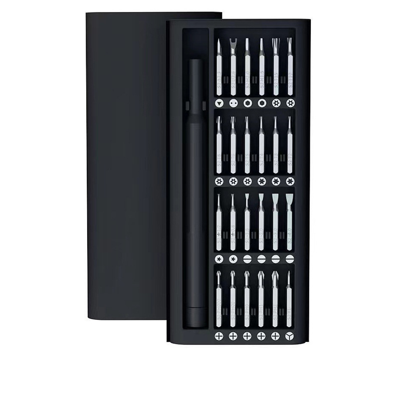 24-in-one precision screwdriver set, plastic case S2 screwdriver head, multi-functional mobile phone repair and disassembly tool combination set undefined