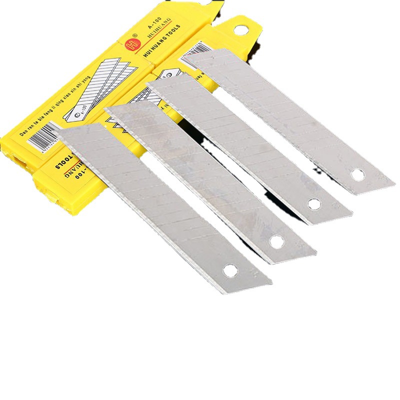 Factory wholesale sharp and durable aesthetic blades, 18mm wallpaper blades, SK5 black blades, high carbon steel factory stock Item Picture