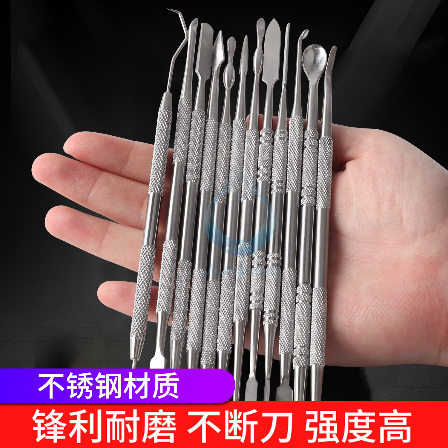 Double-head stainless steel wax engraving knife, engraving knife, wax engraving knife, dental equipment, jewelry tools, gold engraving tools Application Scenario