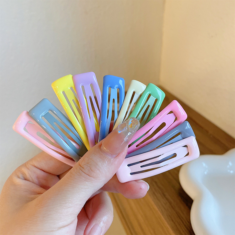 New children's oil-dripping metal bb clips, girls' hair clips, baby star style hair clips, bangs, broken hair clips, hair accessories and headwear Specification drawing
