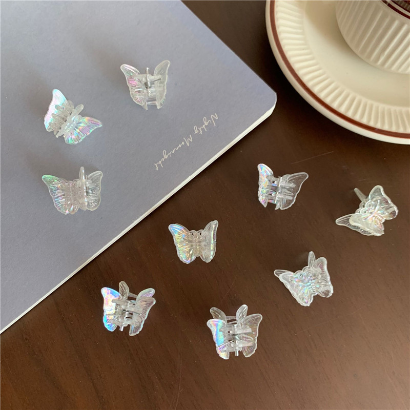 Colorful butterfly hair clips, summer sweet bow grab hair clips, girls' bangs clips, hair accessories, headwear for girls full figure