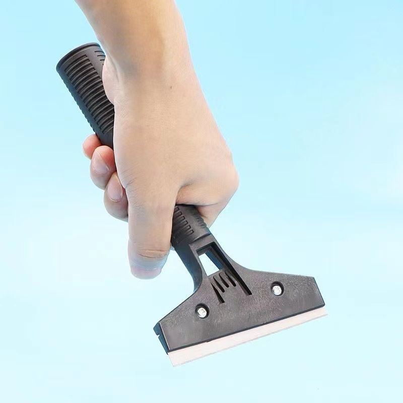 Kitchen tile cleaning and stain removal, glass glue removal and grouting scraper, new building cleaning and floor and wall cleaning scraper Specification drawing