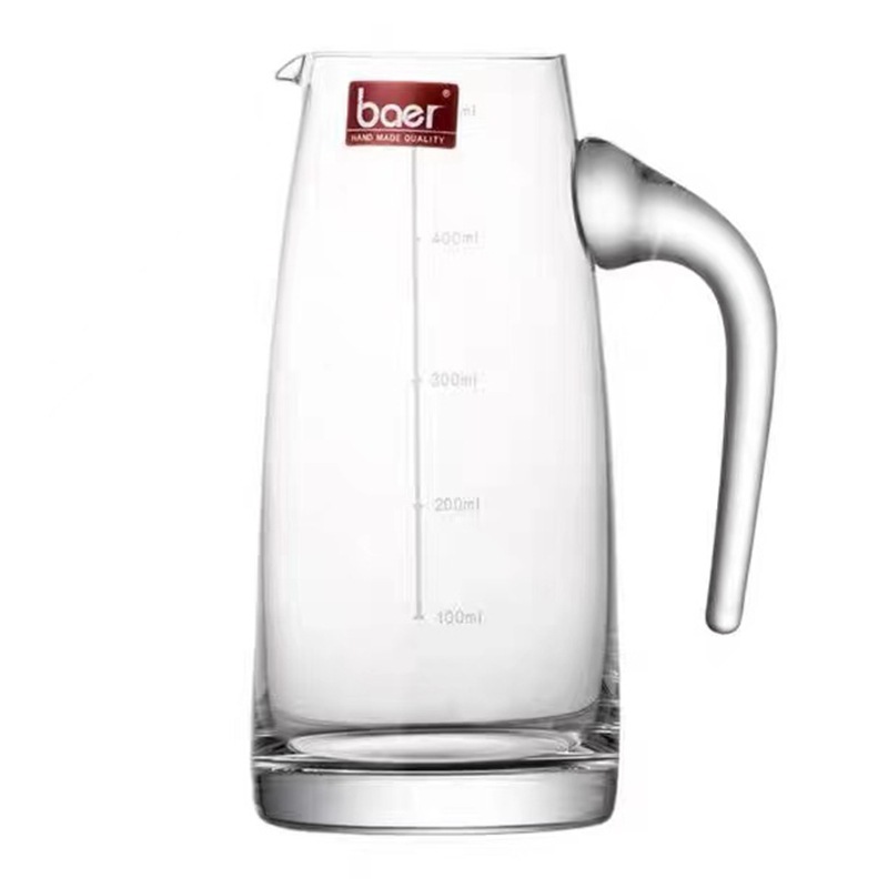 bear crystal glass white wine divider, small household red wine divider with scale, foreign wine divider Item Picture