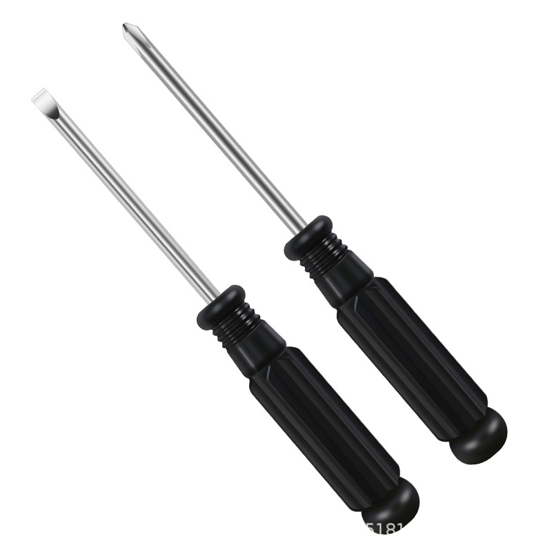 3.0 4.0 Cross-head screwdriver with black handle, e-commerce toy, battery, gift, disassembly tool, screwdriver Item Picture