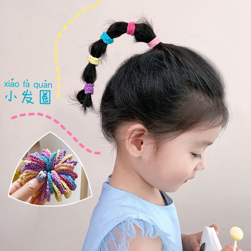Babies' hair is not damaged, the amount of hair is small, hair ties, children's small rubber bands, girls' hair ties, infants' and babies' hair accessories details Picture