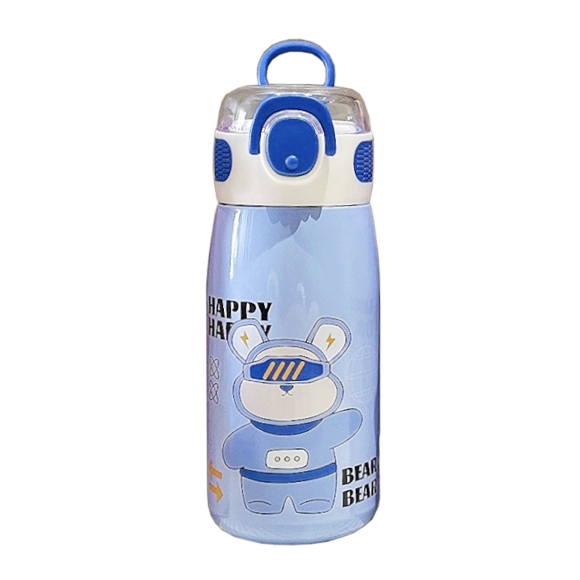 Children's insulated cup, 316 stainless steel, high appearance level, straw cup, cute student cartoon gift, portable school cup Item Picture