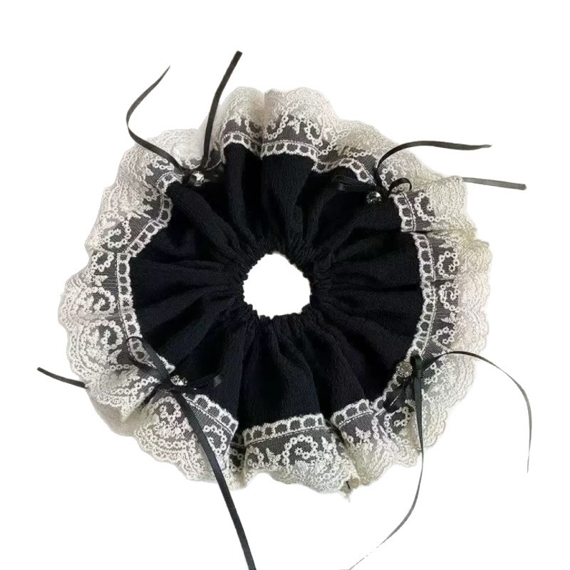 Korean ins large large hair band, super large hair tie, women's 2025 new Korean high-end style hair tie, low bun hair accessory Item Picture