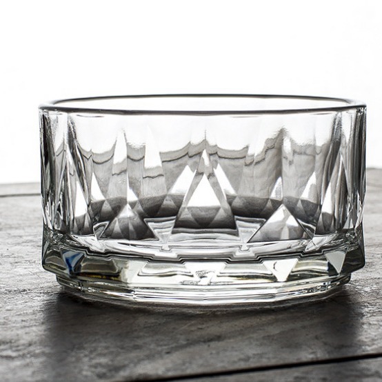 Ocean Thai imported diamond-cut stackable Confeis dessert bowl, buffet snack bowl, nut ice cream details Picture