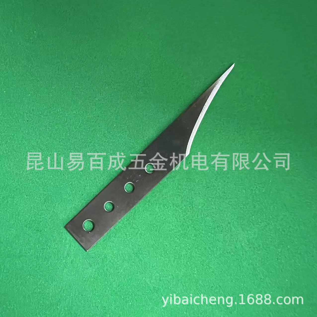 Yibaicheng plastic edge trimming knife, deburring knife, plastic rubber parts hook knife, rubber parts scraper knife, burr knife, deburring Specification drawing