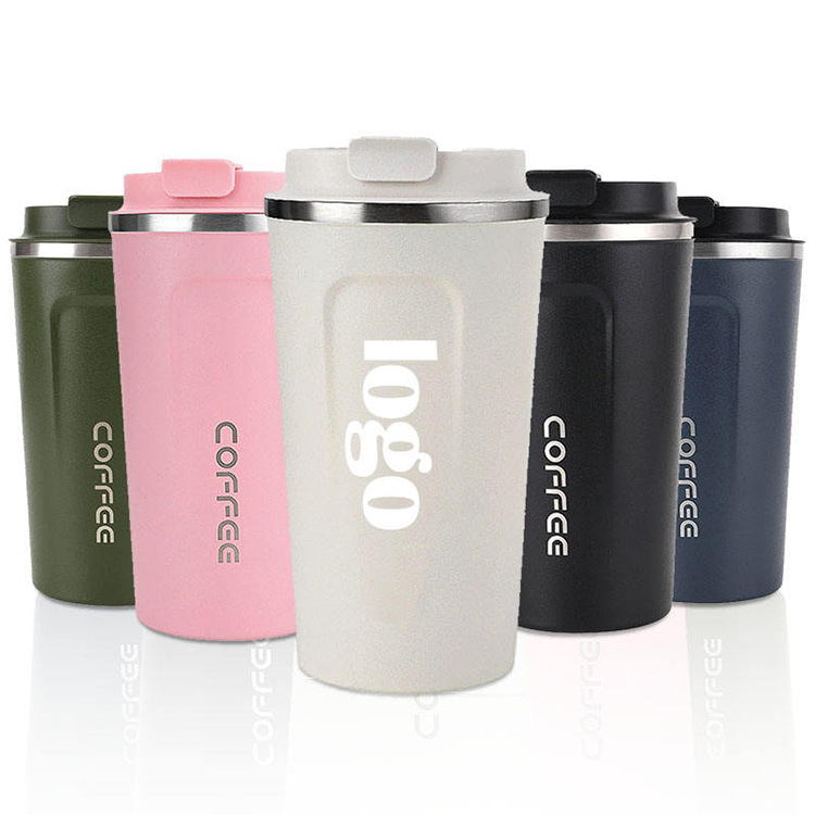 304 stainless steel double-layer insulated cup, outdoor car second-generation coffee cup, casual gift water cup with engraved words Item Picture