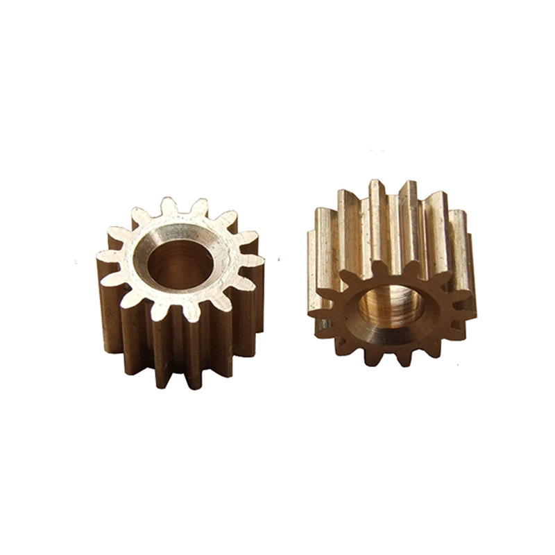 Main shaft copper gear 0.5 module 14 teeth 3.17mm hole toy model accessory 14-3.17A metal gear Item Picture