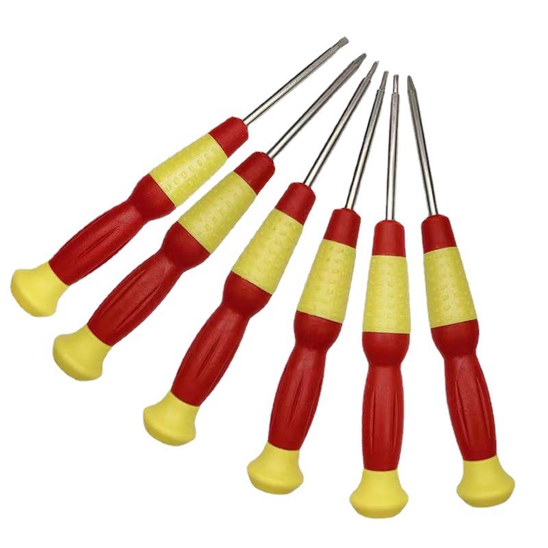 Mobile phone disassembly and repair tools: solid color magnetic gourd screwdriver, cross-shaped flat-head plum blossom-shaped triangular screwdriver, screwdriver, and screwdriver Item Picture