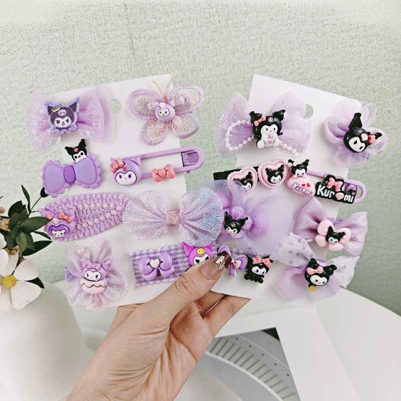 Kulomi's new hair clips are cute cartoon lace bow hair clips and hair accessories that won't damage bangs or break hair full figure