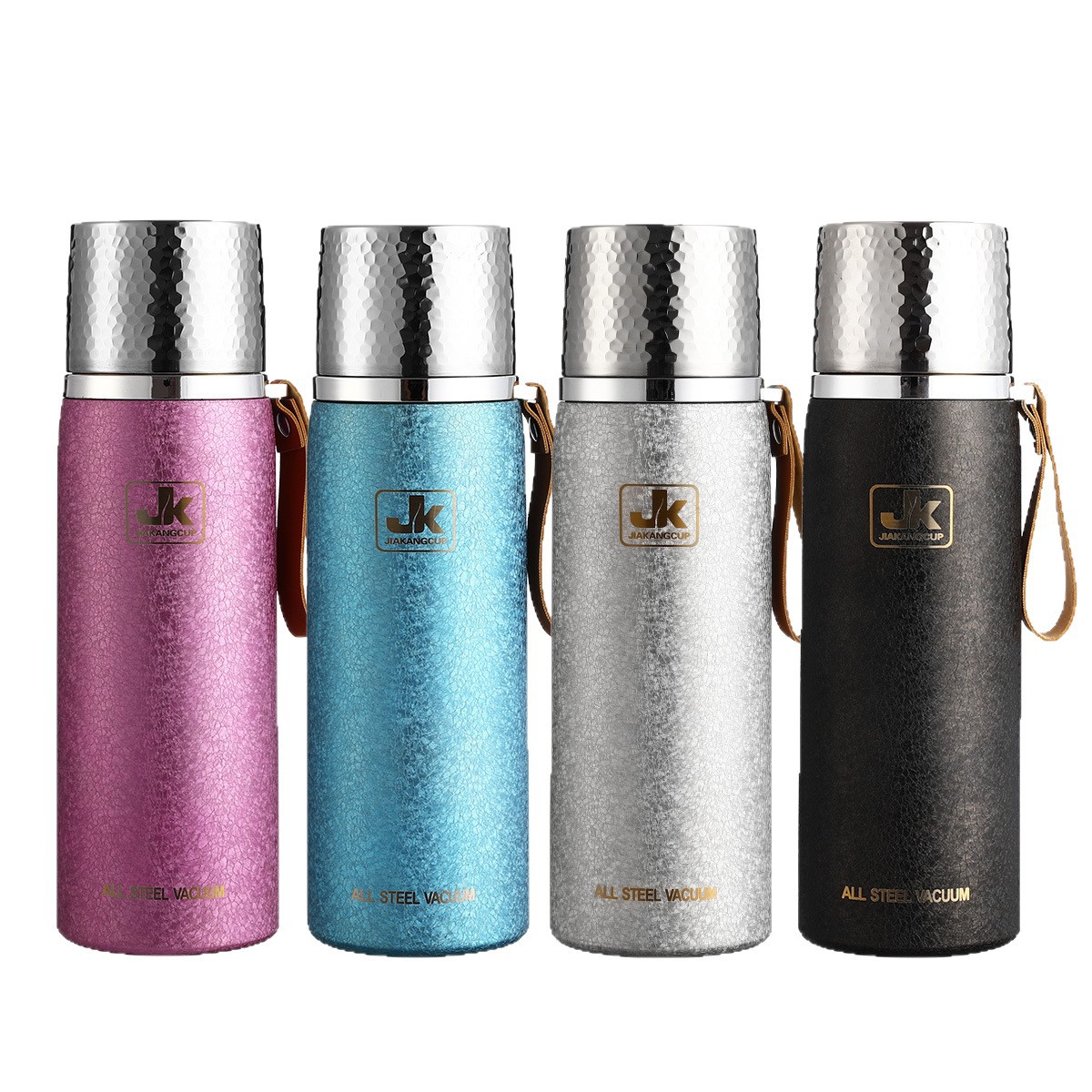 New light luxury titanium-coated stewed tea cup, simple 316 stainless steel insulated cup, tea and water separation home health stewed tea cup Item Picture