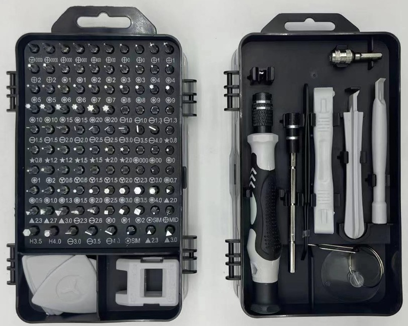 24-in-one screwdriver, 115-in-one leather bag set, multi-functional screwdriver tool set for mobile phone repair and disassembly undefined