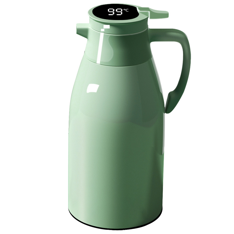 Smart temperature-displayed thermos flask, large-capacity thermos flask, household thermos flask, office thermos flask, tea bottle Item Picture