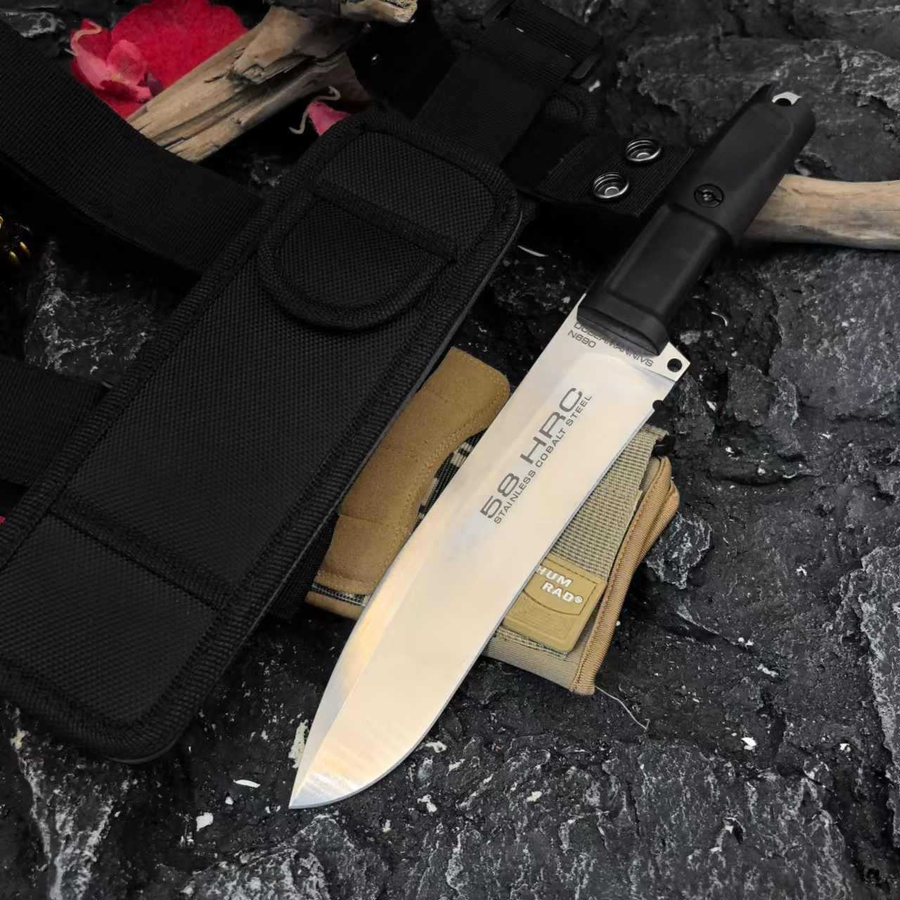 The new Jiwu - Pioneer hand-forged high-hardness multi-functional portable outdoor survival, camping and fishing pathfinder undefined