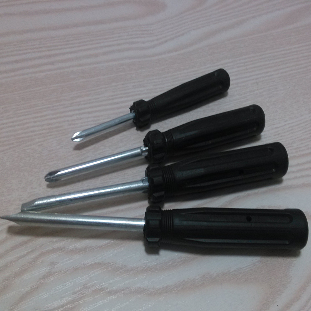 Specialized wholesale 2-inch, 3-inch and 4-inch dual-purpose flat-head cross-head small screwdriver combination tools full figure