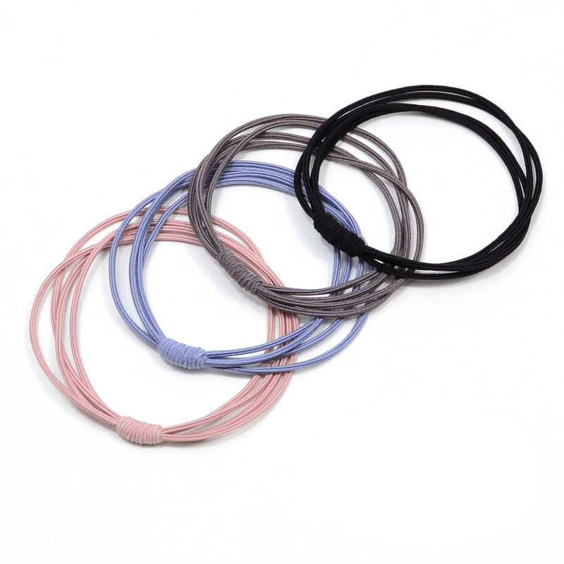 The popular rubber band hair tie, adult hair tie, girlish and unique hair band, Korean fresh and clean hair accessory, simple and forest girl style Item Picture