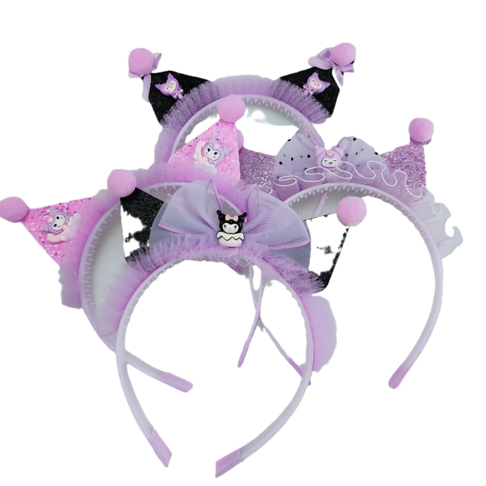 Kulomi children's hairband, cute cartoon crown headband, princess photo performance, hairpin, girl's hair accessory Item Picture