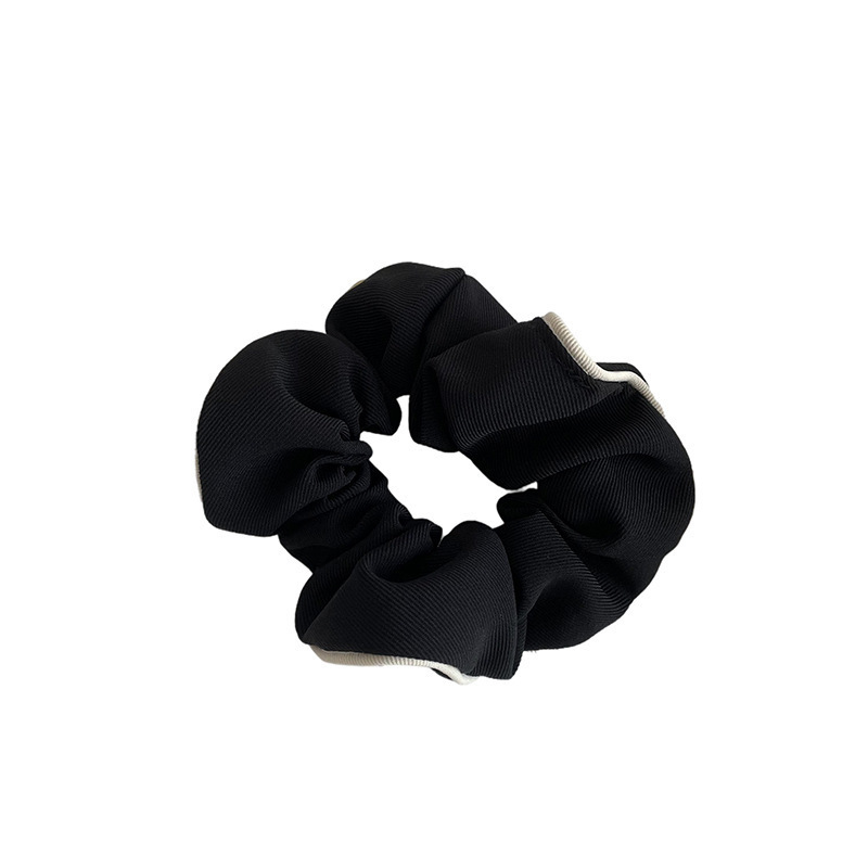 Retro French large intestine band hair tie for women in autumn and winter, Korean style, versatile and simple hair tie, elastic and large intestine hair tie Item Picture