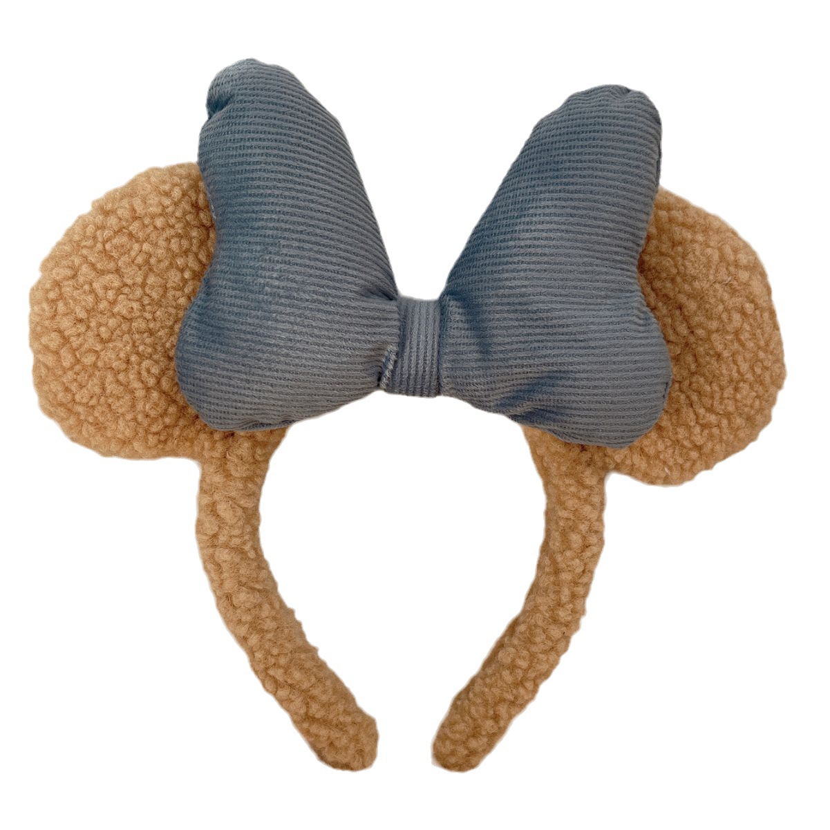 The cute plush Mickey hair band, a new cartoon headband for autumn and winter, is a versatile photo clip for sweet girls and an extremely adorable headwear Item Picture