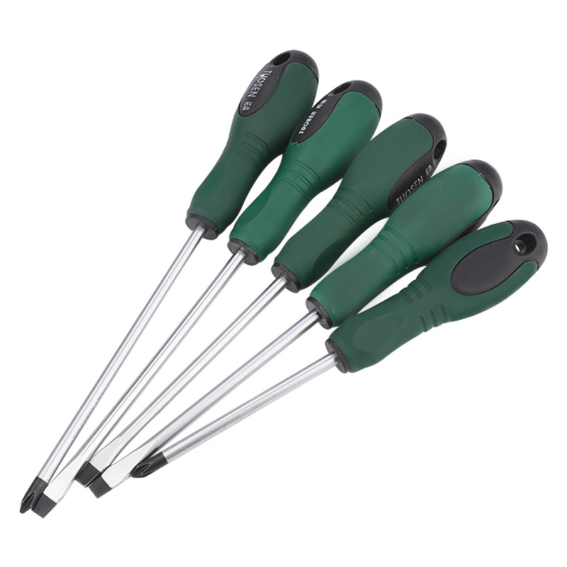 Tuosen Tools Wholesale manual multi-specification screwdrivers, strong magnetic screwdrivers, cross flat-head 6-inch magnetic screwdrivers Item Picture