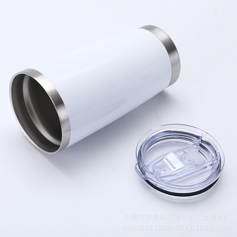 Cross-border 3D printed stainless steel 20 car cup with spray painting, large-capacity car insulation ice cup for export Item Picture