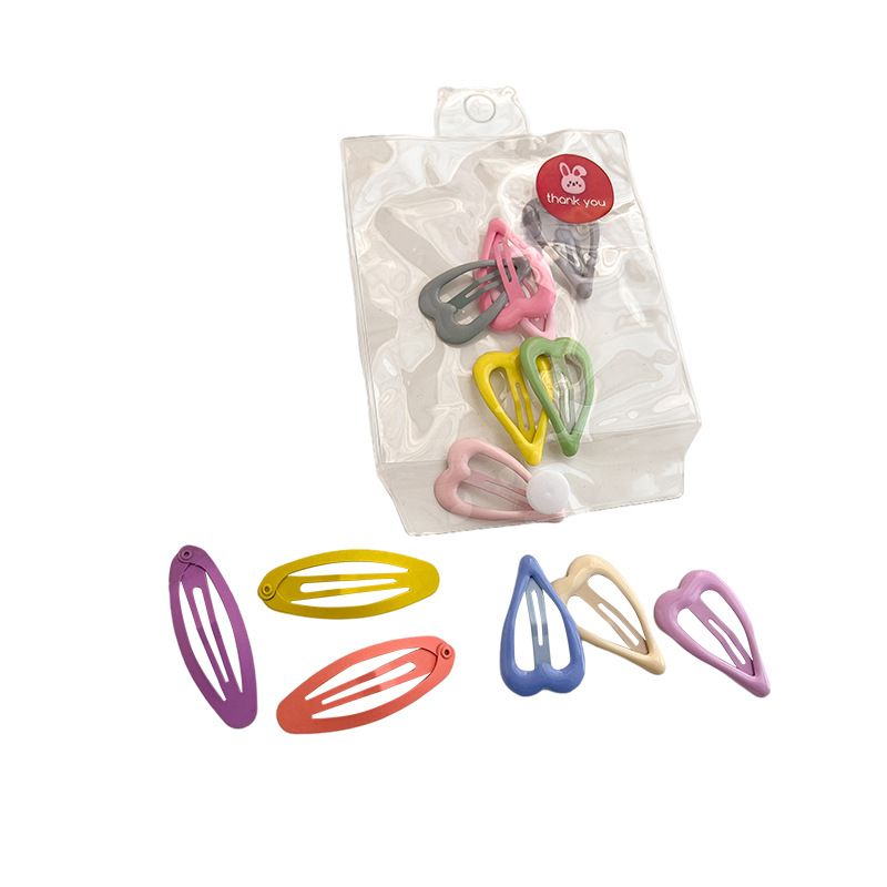 ins girl candy-colored BB clips headwear, hair clips, luminous side bangs clips, forehead clippers, hair clips and hair accessories Item Picture