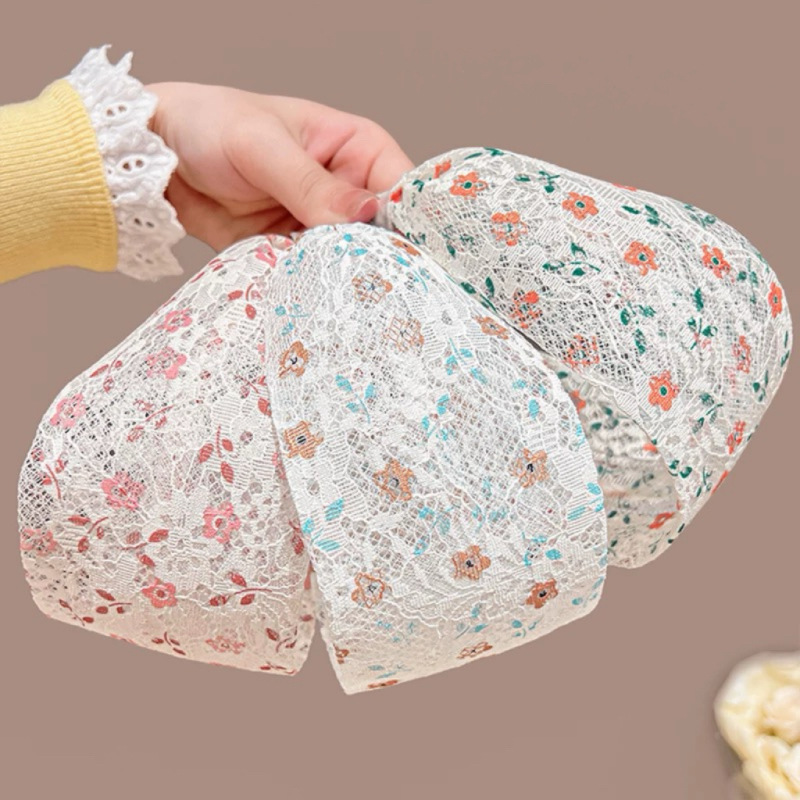 Spring Flower wide-brimmed hairband for women, 2025 New style, country style, versatile for going out, washing face, pressing hair, hairband, hairpin headwear Specification drawing
