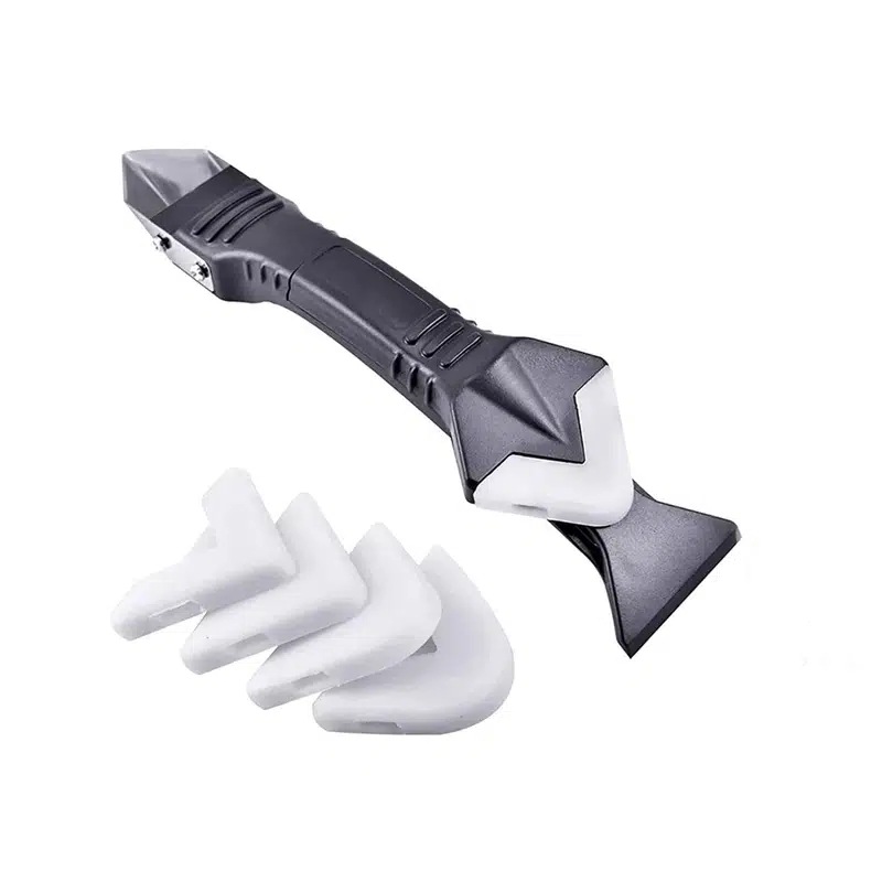Cross-border bestseller multi-functional silicone glue scraper, tile Angle grouting and glue removal knife Item Picture