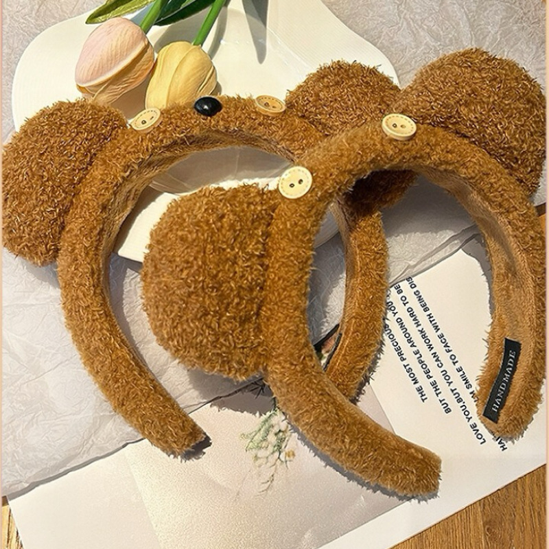 Universal Studios Tim Bear Hair Band for Women 2024 New High Top facial cleansing headband Hair Clip for Girls Cute hair bundle details Picture