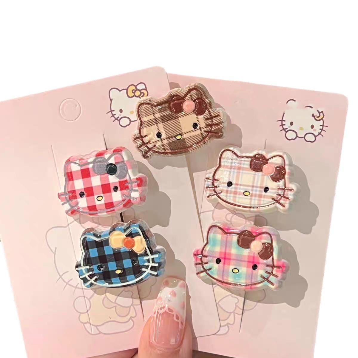 Check KT cat hair clips for women, simple and versatile. Side clips for broken hair, bangs, ponytail braided hair clips, wholesale of hair clips Item Picture