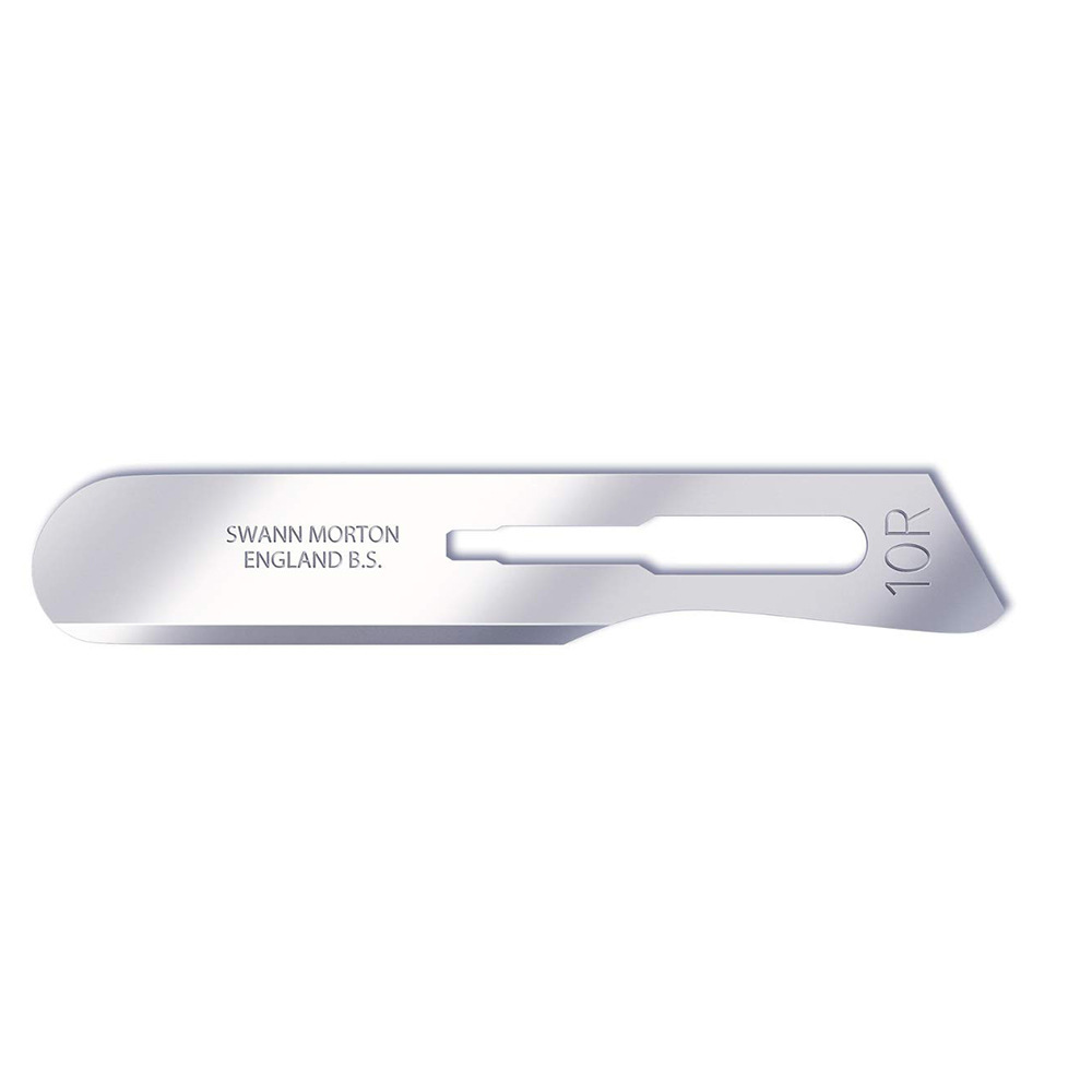 Swann Morton surgical blade 10R Double Eyelid, No. 3 handle, plastic surgery machine blade, made of super-hard material Specification drawing