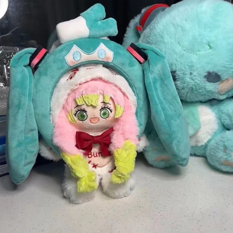 Hatsune Miku's same style doll headband for washing face, personalized plush headband hair accessory, 2024 cute cartoon super cute card Application Scenario